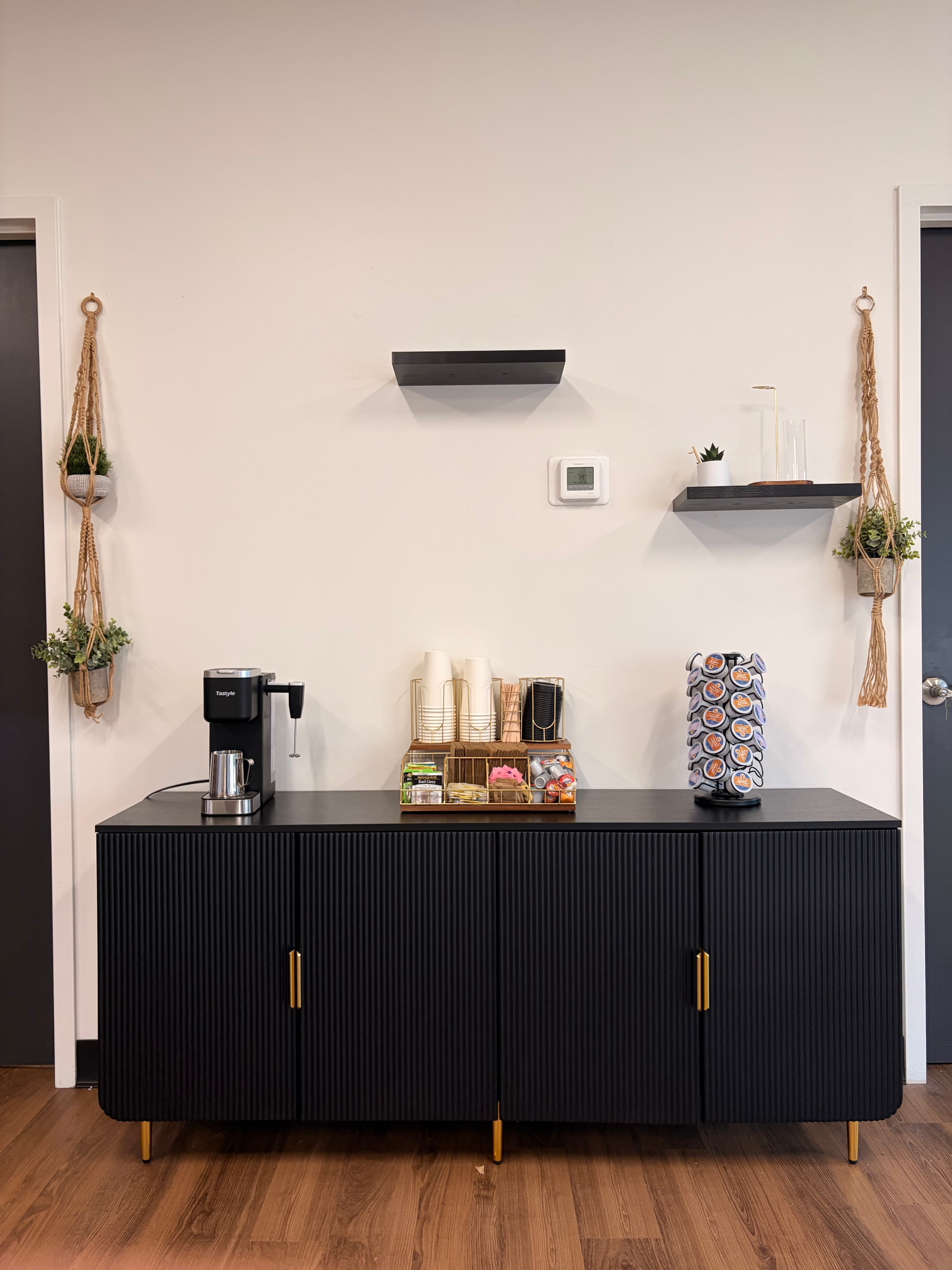 Refreshment station at INFUDERM New Jersey